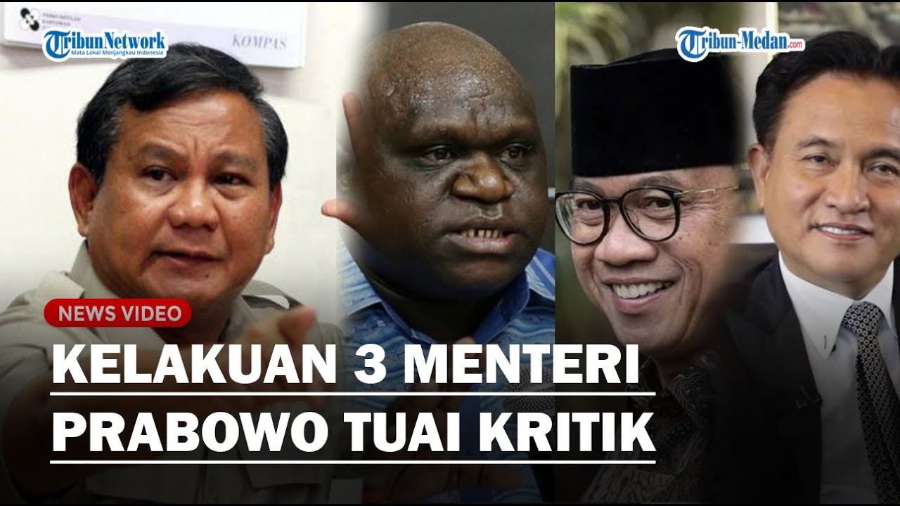 KELAKUAN 'Blunder' Tiga Menteri Prabowo Jadi Sorotan Publik, Ada Yang Minta Anggaran Rp 20 T