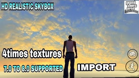 🔴SKYBOX FOR GTA SA WITH HD TIMECYC 7.0 & 8.0 SUPPORTED IMPORT