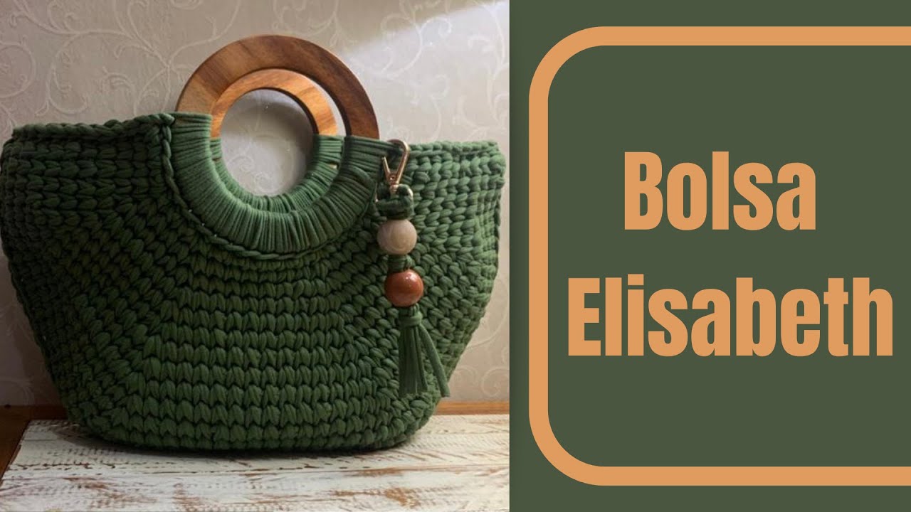 Bolsa Elizabeth em crochê fio de malha