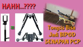 Bipod Senapan Dari Tongsis...???? Murah A Modal 30 Ribuan R154 Sniper