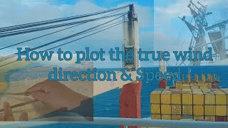 How to plot true wind direction if the ship is moving or underway? Net Worth