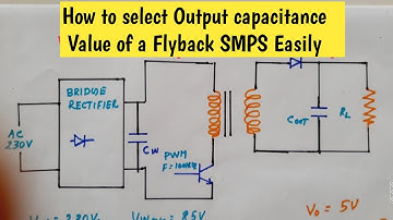 How to select the Input and Output Capacitance of an Flyback SMPS Easily
