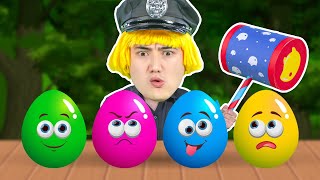 Surprise Eggs Colors Kids Songs | Kids Songs And Nursery Rhymes by  Wolfoo Family Song