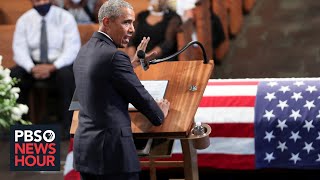 At John Lewis' Atlanta funeral, a legacy of heroism and hope