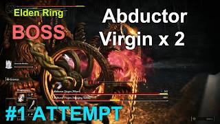 Elden Ring Abductor Virgin (Wheel) and Abductor Virgin (Swinging Sickle) at Volcano Manor
