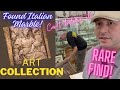 Found italian marble art collection