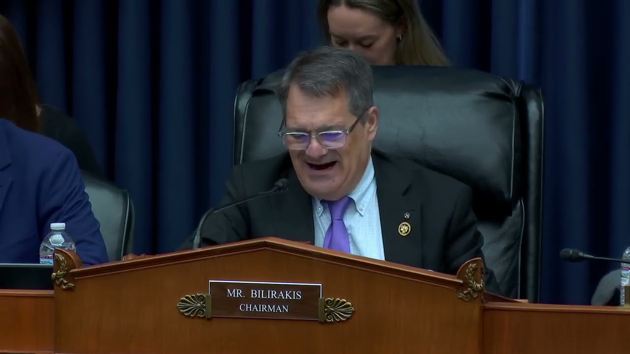 Chairman Bilirakis Opening Statement During hearing on Tourism and Time