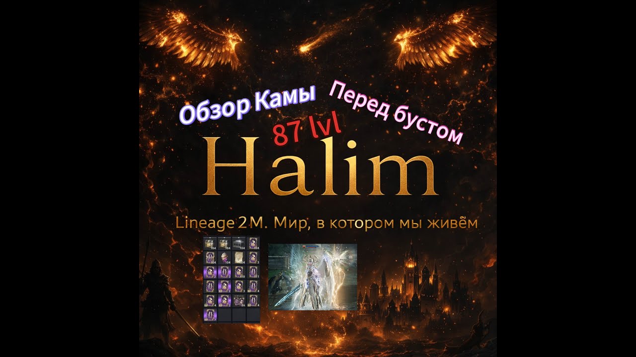 Lineage 2m l Обзор Камы 87lvl перед бустом на память.메모리 성능 향상 전 Kama 87lvl 리뷰 