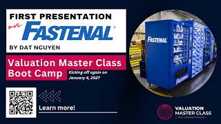 Details Valuation of FASTENAL (Sell) - Valuation Master Class Boot Camp Update