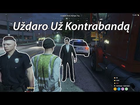 Mane Uždaro Už "Kontrabandą". Ft. Žygis. FiveM LT Roleplay #1