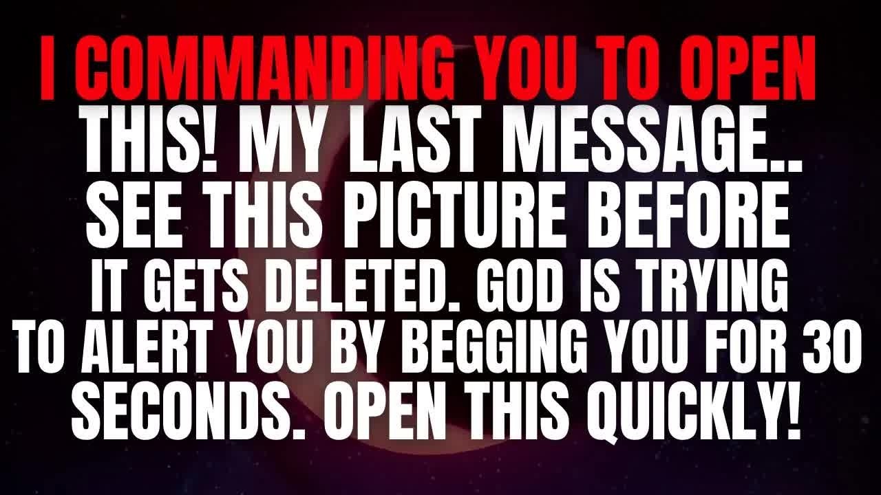 GOD SAYS  ＂CAN I TRUST YOU WITH THIS？＂👆God Message Today~ Gods Message Now