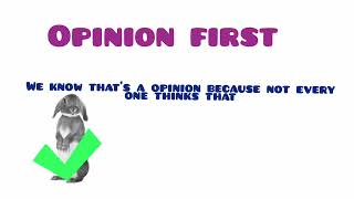 whats the difference between a fact and opinion
