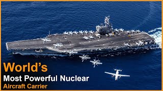 বিশ্বের সবচেয়ে শক্তিশালী রণতরী 😱 Most Powerful Nuclear Aircraft Carrier #shorts #navy #aircraft