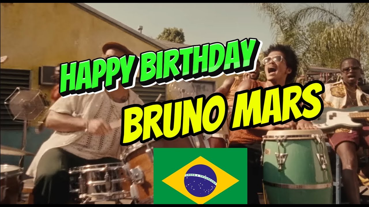Bruno Mars' Birthday in Brazil/2024 - YouTube