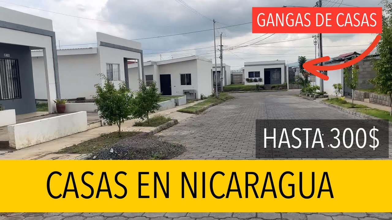Casas y proyectos residenciales desde 180$ a 300$ en Nicaragua