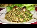 How to make bamboo salad soop nor mai 3 style    lao foodhome made by kaysone