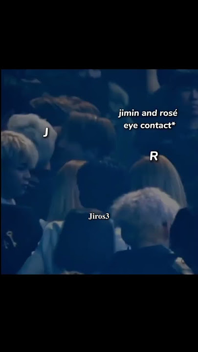 Jirose real moment #jirose #jirosé #jimin #rosé