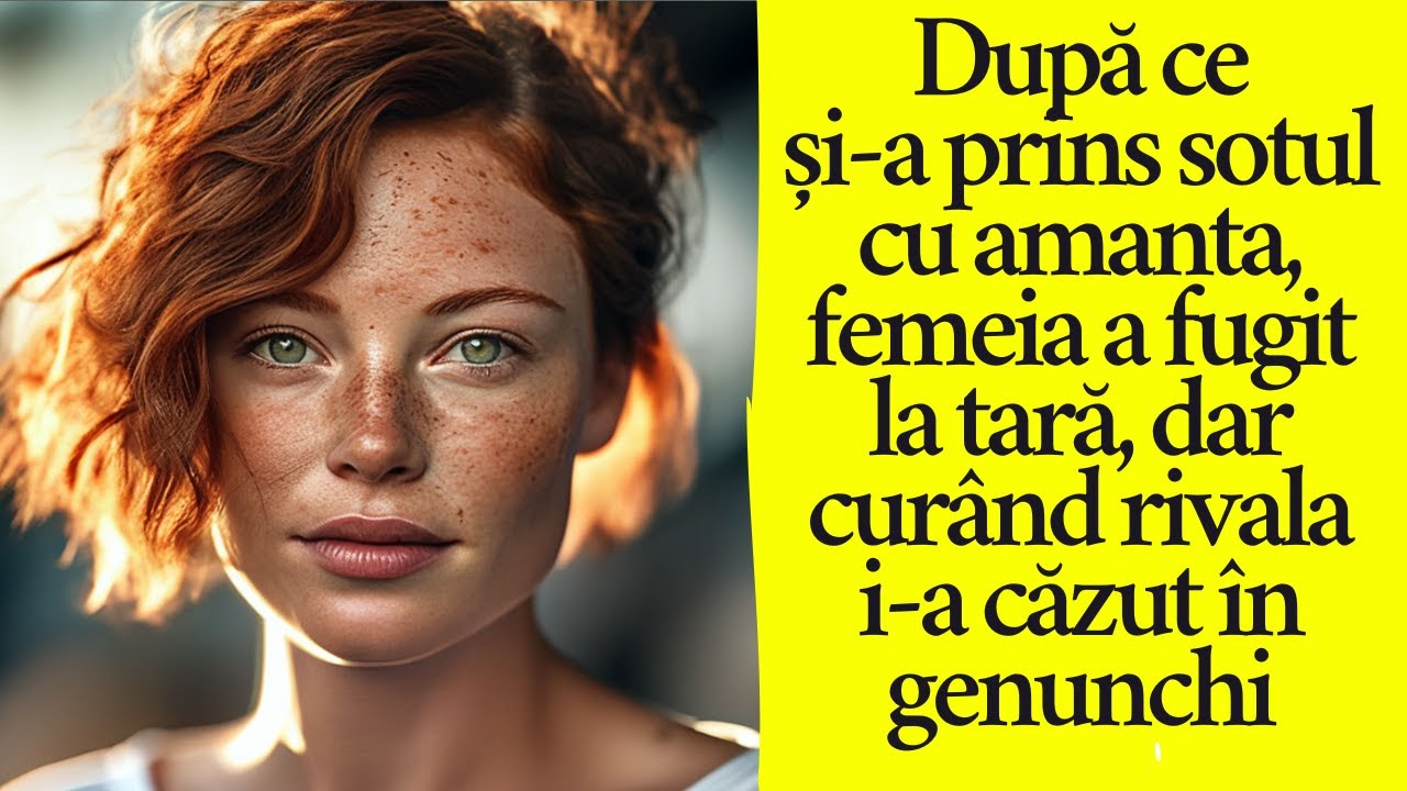 După ce și-a prins soțul cu amanta, femeia a fugit la țară, dar curând rivala i-a căzut în genunchi