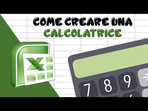 Video: Come Fare Una Calcolatrice