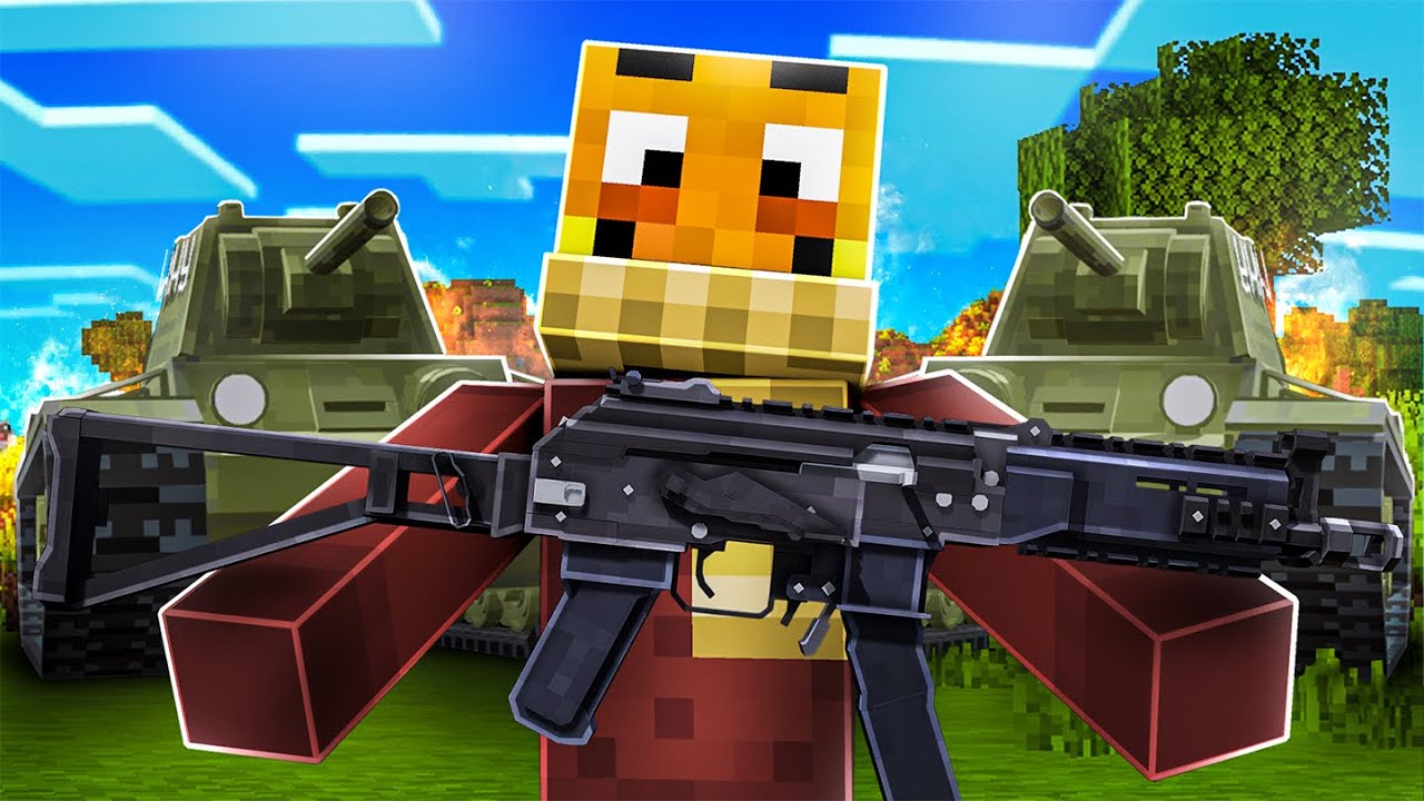Minecraft, aber mit gigantischen SCHUSSWAFFEN