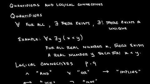 Quantifiers and Logical Connectives