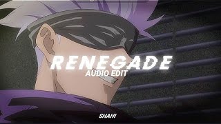 RENEGADE - AARYAN SHAH [ EDIT AUDIO] #edit #audioedit #audio #renegade