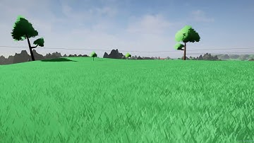 UE4 Wind Grass Effect