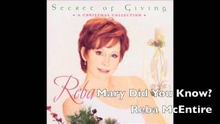 Video thumbnail of "Mary Did You Know? - Reba McEntire"