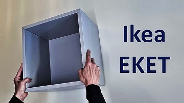 Ikea Eket - montage en wandmontage