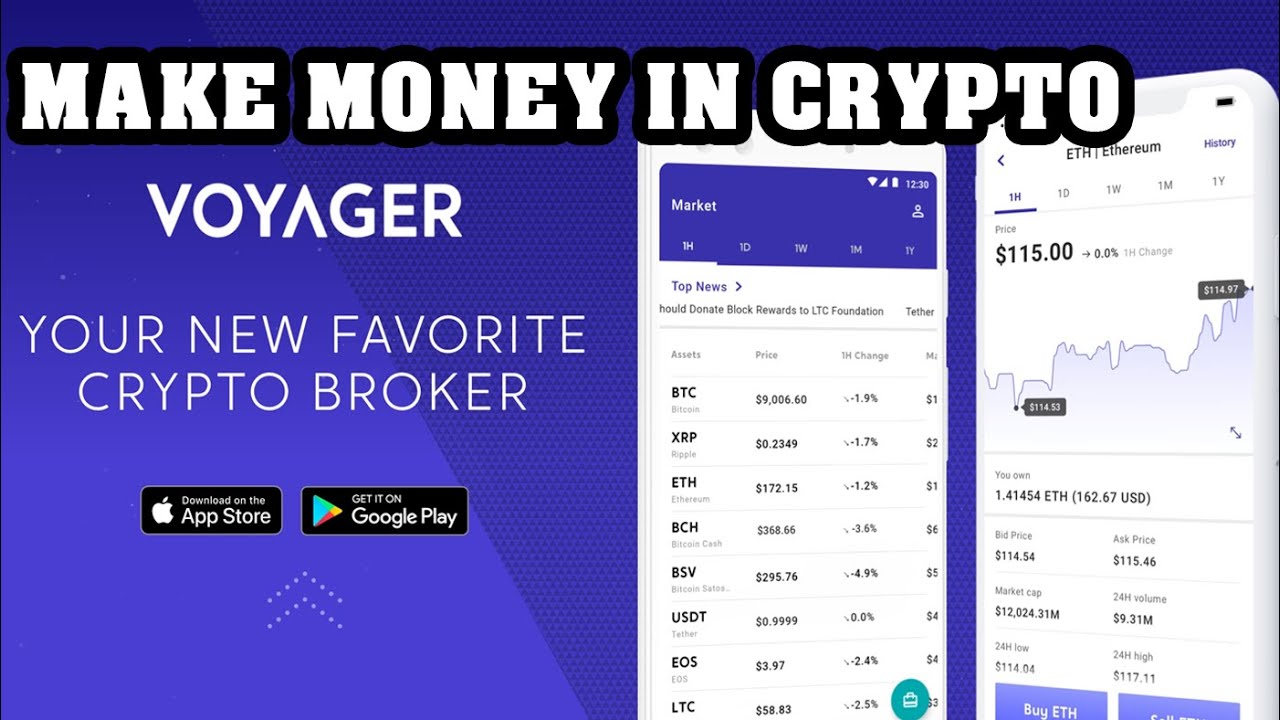 BEGINNERS GUIDE TO CRYPTO - VOYAGER TRADING APP