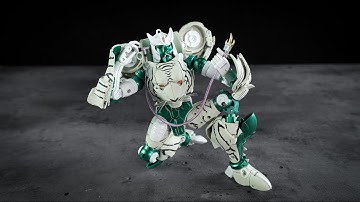 Transformers Masterpiece MP50 Tigatron Transform Stop Motion By Mangmotion.变形金刚定格动画：大师级白虎勇士变形过程By莽姆森