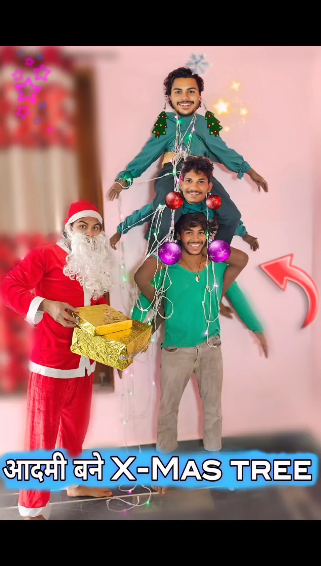 आदमी बना Christmas ? Tree #shorts #comedy