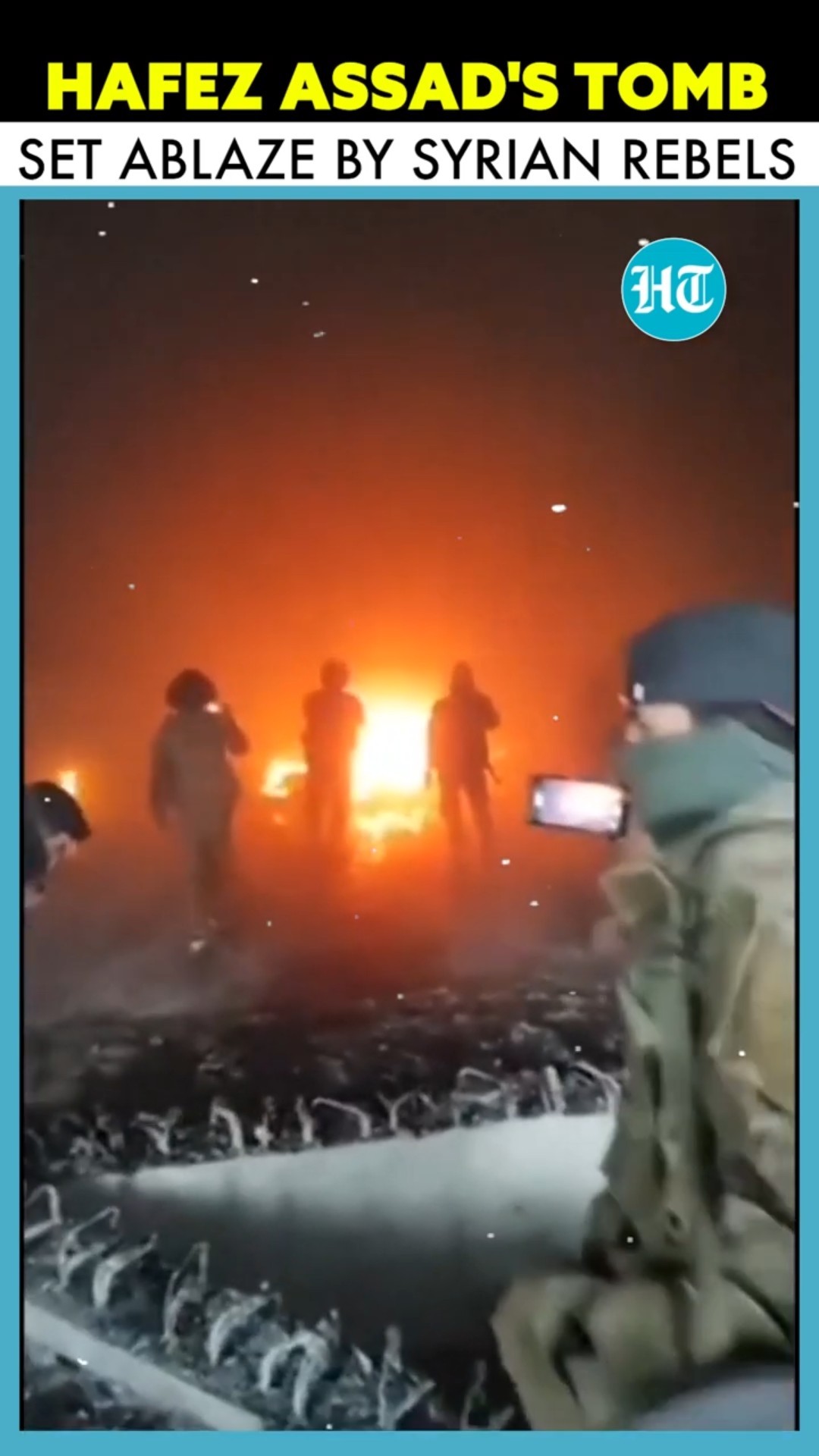 Former President Hafez Assad's Tomb Set On Fire By Insurgents In Syria