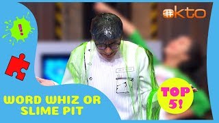 Word Whiz or Slime Pit | 5 TIMES Dr. Slime got SLIMED!!!