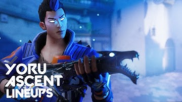 YORU ASCENT LINEUPS PORTAL & FLASH FOR AGGRESSIVE PLAYS - VALORANT GUIDE TIPS & TRICKS