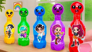 Download Lagu How To Rainbow Bottle Jelly ✨1 Hour Beautiful Miniature Cake Decorating Ideas | Mini Cake Wonderland MP3