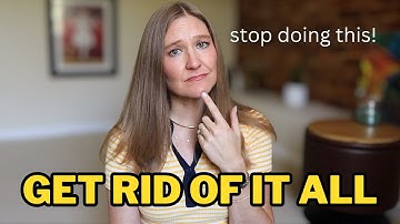 STOP 🛑 Overthinking When Decluttering! (5 strategies to try this fall!)