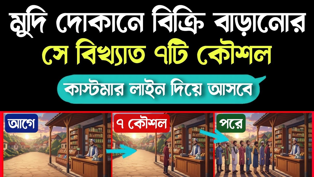 মুদি দোকানের বিক্রয় বৃদ্ধির ৭টি কৌশল | Grocery Shop Sales & Profit Tips | Business strategy