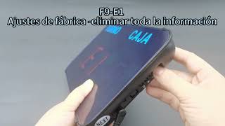 K-C31 turno how to work F9 restore factory F1 how to connect button to display