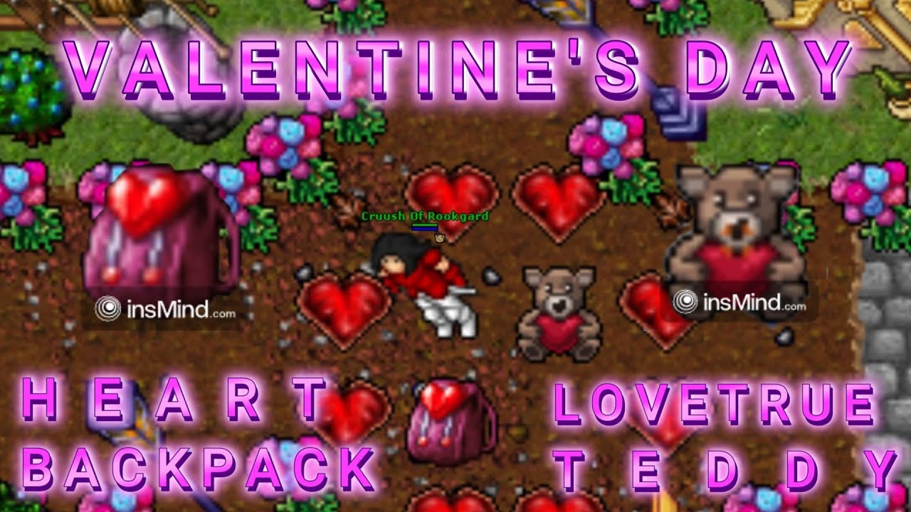 [IMPERDIVEL] 😱 TALEON ONLINE ROOKGAARD - COMO PEGAR HEART BACKPACK E LOVETRUE TEDDY 💘💥