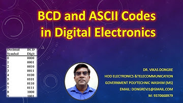 BCD and ASCII Code in Digital Electronics