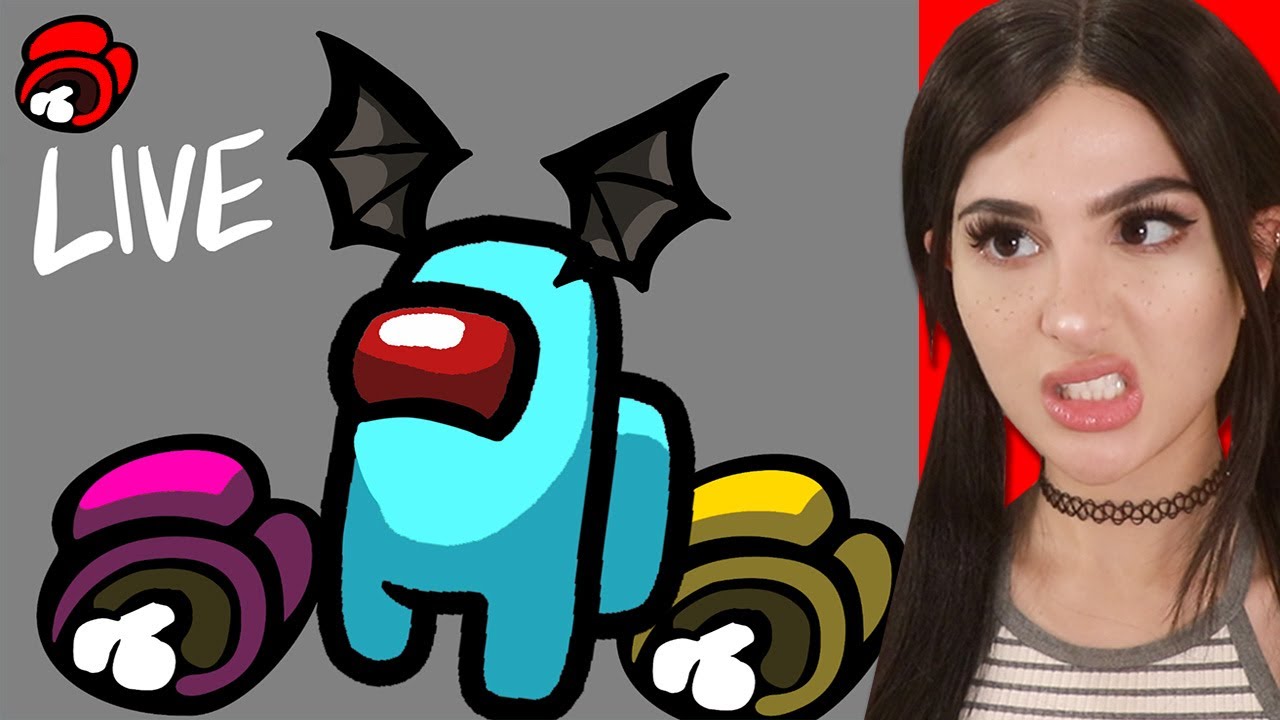 Live Among Us 0 Iq Imposter Stream Youtube - sssniperwolf roblox character