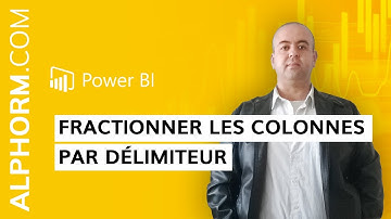 Formation Power BI :  Comment fractionner les colonne par délimiteur - Vidéo Tuto
