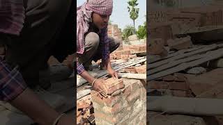 5 inchi bricklaying #constructionlife #building #civilwork #masonrytools #civilengineer #worktips