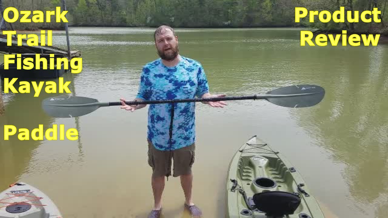 Ozark Trail Fishing Kayak Paddle Review YouTube