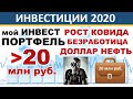 №42 Инвестиционный портфель. Безработица в США. Акции. ETF. ИИС. Дивиденды. Нефть. Доллар Инвестиции