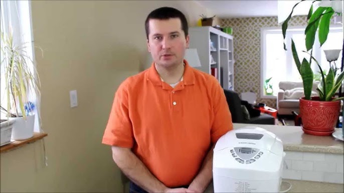 Black & Decker All-In-One Horizontal Automatic Breadmaker Instructional  Video Canadian Version 
