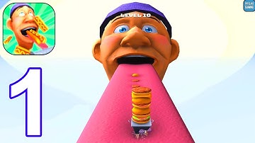 Lick Runner - Gameplay Walkthrough Part 1 All Levels 1-12 Max Level (Android, iOS)