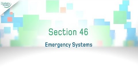 Section 46 (Emergency Systems) - 2015 BC Electrical Code Change