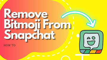 How to remove bitmoji from snapchat (Quick & Easy)